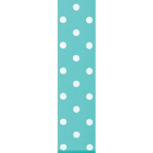Offray 39mm Polka Dot Grosgrain Ribbon, Polka Dot