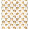 thumbnail image 3 of Ambesonne Kissing Duvet Cover Sets, Cartoon Couple Bear Pattern, 2-Twin, Sand Brown Pink White, 3 of 3