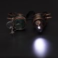 thumbnail image 7 of LELINTA Vintage Kaleidoscope Glasses Rave Crystal Prism Steam puLELINTA Goggle Fashion Halloween Eyewear with Double Ocular Loupe and Rivet, 7 of 7