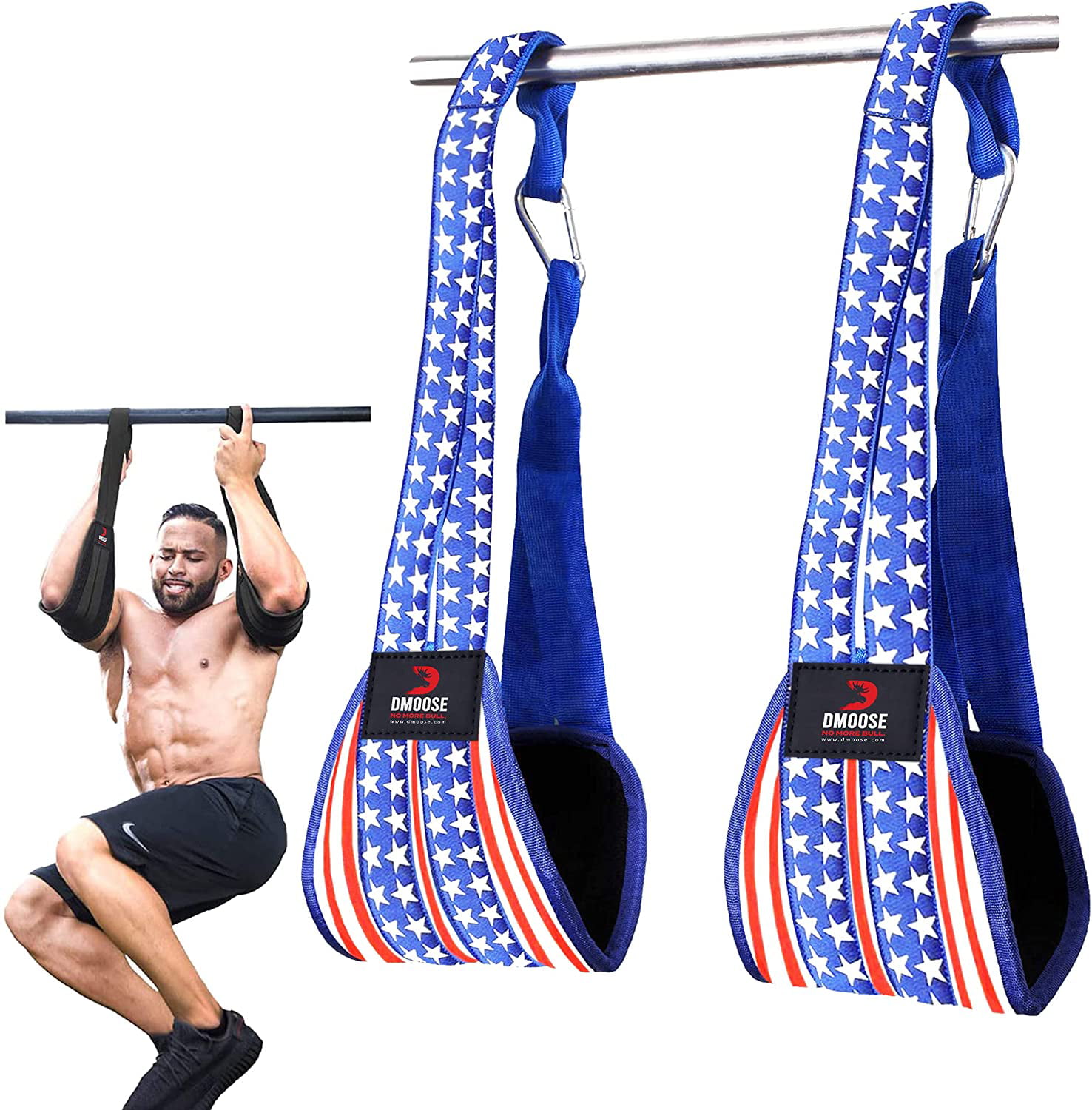 Knee Ups & Ab Workouts RIMSports Ab Straps for Pull Up Bar for Ab Workouts Premium Pull Up Straps & Hanging Ab Straps for Core Workouts Hanging Straps & Ab Hancer for Leg Raises