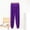 Purple, variant on Dolkfu Plus Size Pants for Women Yoga Black Lounge High Rise Pajama Pants Jogger Comfy Pjs Bottoms Women's Trousers L