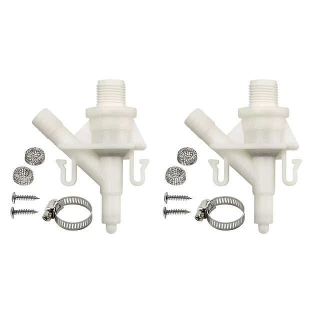 Kit de Valve d'Eau à Grand Compatibilité Multi-Usage pour Réparation et Remplacement de Toilettes RV à Pédale Série 300, 310, 320 Accessoires TAPDRA