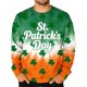 thumbnail image 1 of Camiseta de Cuello Tripulación para Hombres con Impresión Del Día de San Patricio, Manga Larga Superior sin Sombrero para el Uso Casual de Vacaciones, 1 of 9