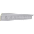 thumbnail image 4 of 5 1/8"H x 3 1/2"P x 6 1/8"F x 94 1/2"L, (3 3/4" Repeat), Iris Crown Moulding, 4 of 14