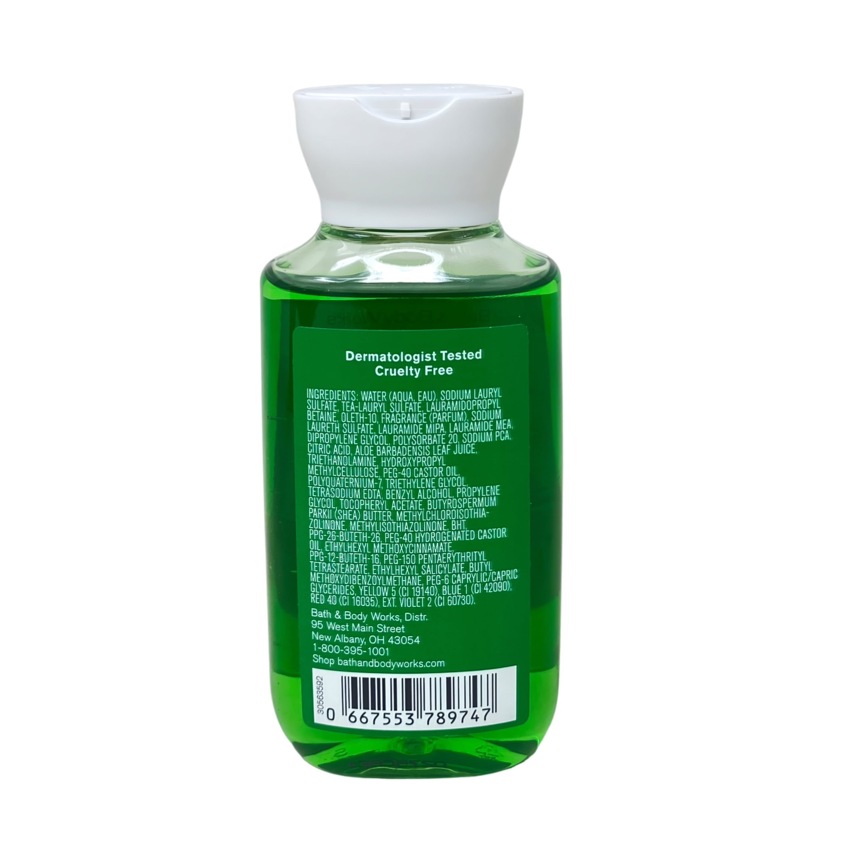 Bath & Body Works Vanilla Bean Noel - 2 Shower Gels with a Peach Gardenia Mini Soap - Travel Size