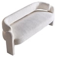thumbnail image 3 of Leumius 76" Modern Sofa Couch, Fabric 2 Seater Loveseat for Living Room, Bedroom, Apartment, White, 3 of 6
