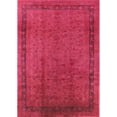 thumbnail image 1 of Ahgly Company Machine Washable Indoor Rectangle Industrial Modern Ferrari Red Area Rugs, 8' x 12', 1 of 7