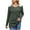 Army Green, variant on Scyoekwg Womens Tunic Tops Crew Neck Stripe Brushed Tunic Sweatshirts Loose Long Sleeve T Shirts Dressy Casual Blouses Fall Trendy Solid Color Lightweight Pullover (Gray,M)