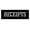 Black, variant on Signs ByLITA Basic Receipts Sign (Black /Gold) - Small