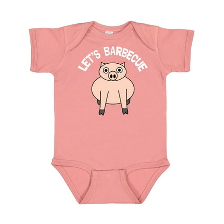 

Inktastic Let s Barbecue White Text Gift Baby Boy or Baby Girl Bodysuit