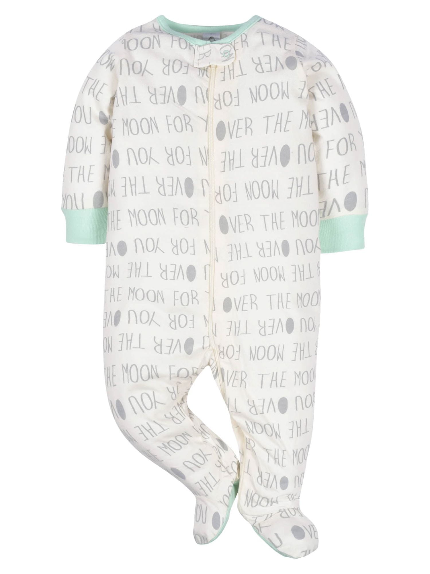 Gerber Baby Boy or Girl Gender Neutral Sleep 'n Play Footed Pajamas, 4-Pack