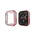 thumbnail image 1 of Étui Compatible avec Apple i Watch Series 1/2/3/4/35 avec Protecteur d'Écran en Verre Trempé Intégré - Étui Rigide Tout Autour pour PC, Couverture de Protection Globale (Rouge) 42mm, 1 of 6