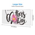 thumbnail image 2 of Rocae Happy Mother's Day (3) for Gaming Mouse Pad, Mouse Pad Large, Office Computer Keyboard Mousepad, Keyboard and Mouse Pad with Stitched Edges,31.5 x 11.8 in, 2 of 5