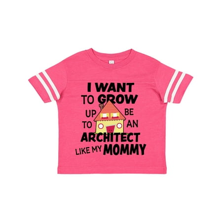 

Inktastic I Want To Grow up To Be An Architect Like My Mommy Gift Toddler Boy or Toddler Girl T-Shirt