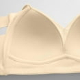 thumbnail image 4 of ATOYSOY Women's Lace Splicing Everyday Bra Camisoles Breathable Push Up Bralette Teens Workout Comfort Bra Underwear Thin Lightly Wirefree Beige XXXL, 4 of 5