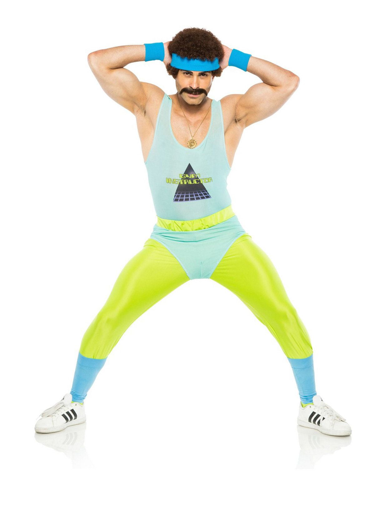 Mens 80's Gym Instructor Costume 