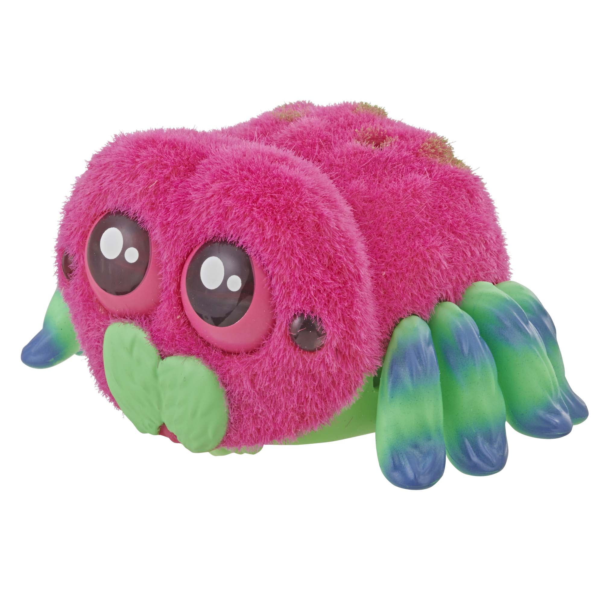 Yellies Blue Multicolor Frizz; Voice-Activated Spider Pet Toy Animal 