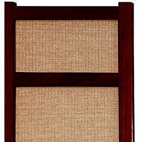 Red Lantern 6 ft. Tall Jute Shoji Screen - 6 Panel - Honey