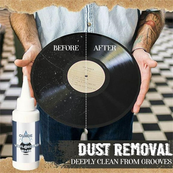 DPTALR Vinyl Record Player Cleaner Cleaning Fluid, Cleaner And Vinyl Record Storage Cleaning Kit 30ml