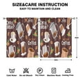 thumbnail image 2 of Coffee (144)_4 Curtains-blackout Curtains Bedroom Decor Living Room Darkening Grommet Window Drapes 2 Panels Set 52"x 63", 2 of 2