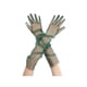 thumbnail image 1 of Guantes largos de ópera de tul para mujer INSPIRE CHIC, guantes de malla transparentes de dedo completo para la noche de boda, verde oscuro L, 1 of 6