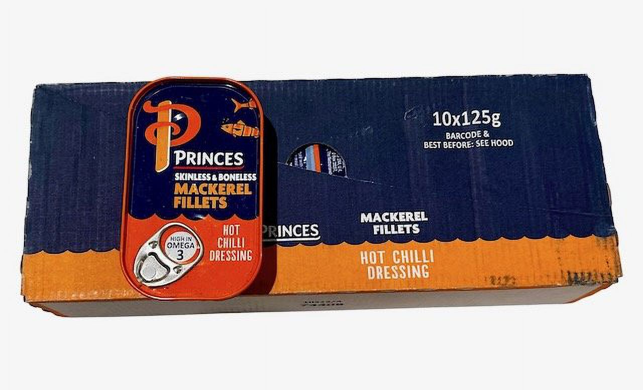 Mackerel Fillets in Hot Chilli 125g 10 packs
