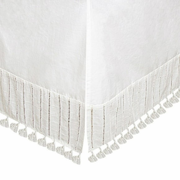 Crane Boho Crib Skirt - Off-White