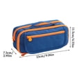 thumbnail image 3 of Lksixu Big Capacity Pencil Case, 9 Compartments Pencil Pouch with Zipper and Handle, Aesthetic Stationery Storage and Organizer, Lightweight & Spacious Pencil Bag, Portable Travel Makeup Bag, 3 of 8