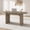 Pear Wood Original, variant on Panapinka Oval Dining Table for 6-8 People, Farmhouse Kitchen Dining Table with Thick Sturdy Wooden Base, Large Long Dining Room Table for Kitchen, Living Room, Home Office