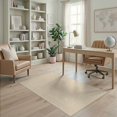 thumbnail image 2 of ODIKA Basket Tonal Border Inspired Subtle Stripe Slim Tight Sisal Look Refined for Dorm Room, Small Living Apartment, Stain Resistant Low Profile, 2 of 7