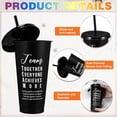 thumbnail image 3 of 48 count Employee Appreciation Gifts Bulk, Team Appreciation Tumblers with  and Straw, 24 oz Team Plastic Cup Inspirational Valentine Gifts for Office Staff Coworker Teacher (Bright Color), 3 of 6