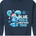 thumbnail image 3 of Blue's Clues & You! - A Blue Christmas - Toddler And Youth Crewneck Fleece Sweatshirt, 3 of 5