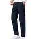 thumbnail image 2 of Pantalones largos para hombre, informales, para uso diario, para exteriores, playa, holgados, ligeros y transpirables, de poliéster., 2 of 6