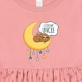 thumbnail image 4 of Inktastic I Love My Uncle Girls Baby Dress, 4 of 5
