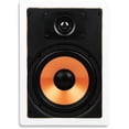 thumbnail image 1 of Altavoz empotrado Micca M-8S de 2 vías para sistema de cine en casa con 8 woofers, color blanco, 1 of 6