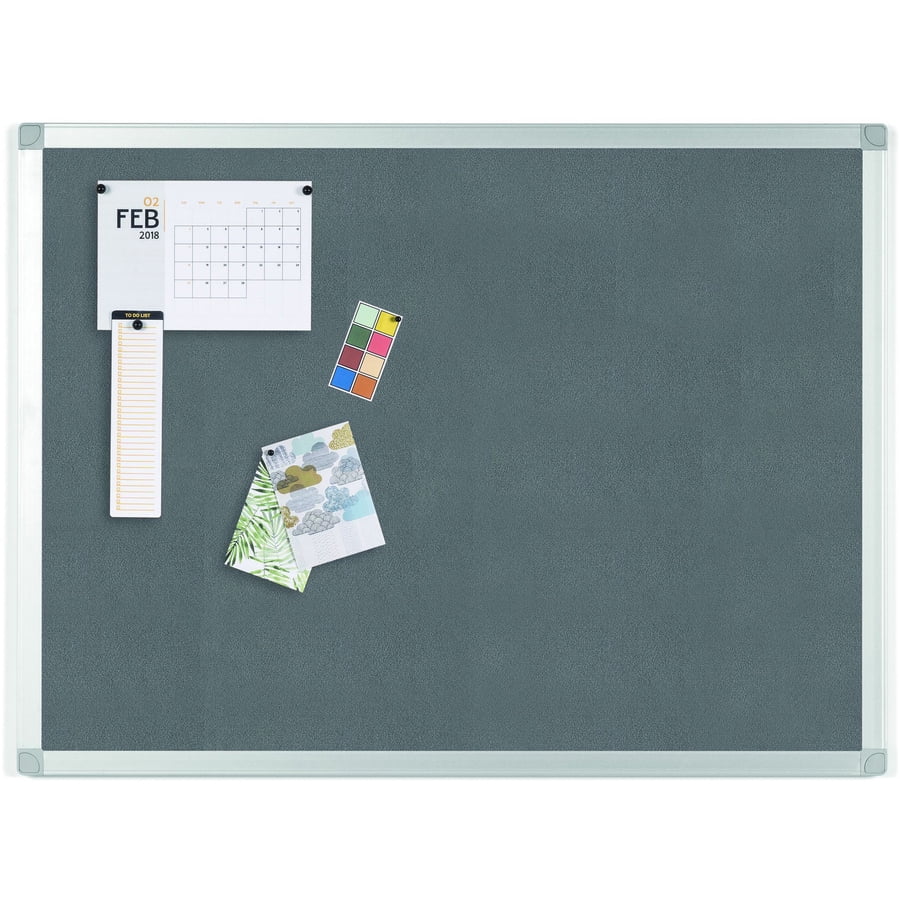 Bi-silque, BVCFA03429214, Ayda Fabric 24"W Bulletin Board, 1 Each