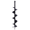 thumbnail image 4 of 6 Inch Earth Auger Drill Bit with Extension Bar Cast Steel Round for Gardening Projects Such As Planting Bulbs, Potted Plants, Vegetables, 4 of 11