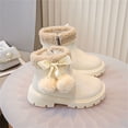 thumbnail image 7 of YMUQEIGH Girls Winter Boots Fashion Fur Lined Lightweight Warm Snow Boots Princess Warm Winter Shoes for Girls, 7 of 7
