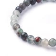 thumbnail image 2 of Natural African Bloodstone Beads Stretch Bracelets Round 1-7/8 inch~2-1/8 inch(4.9~5.3cm) Beads: 6~7mm, 2 of 2