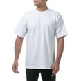 thumbnail image 4 of 6 Pack Pro Club Men's Heavyweight Short Sleeve Crew Neck T-Shirt - White - XXL Tall, 4 of 4