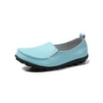 thumbnail image 3 of UKAP Women's Comfortable Slip-On Loafers Leather Driving Shoes Classic Casual Flat Moccasins, 3 of 6