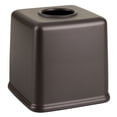 thumbnail image 2 of mDesign Plastic Square Facial Tissue Box Cover Holder for Bathroom - Bronze, 2 of 2