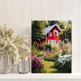 thumbnail image 2 of Country House Garden Canvas Print Wall Art for Living Room Bedroom Kitchen Dining Room Bathroom Office Hallway Entryway Decor, 2 of 8