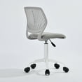 thumbnail image 2 of HouseInBox Teen Task Chair for Study Desk, Rolling Chair for Small Teen Room or Homework Corner, Gray, 2 of 6
