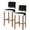 Black, variant on Abstract Cream Beige Bar Stool Covers Set of 4, Modern Minimalist Graffiti Artwork Stretch Washable Bar Chair Covers with Backs, Removable Pub Counter Height Chair Cover for Kitchen Dining Room Cafe