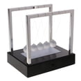 thumbnail image 2 of LED Light up Newtons Cradle Balance Balls Inicio Ciencia Juguete Escritorio negro Sharpla Ilumina la cuna de los Newtons, 2 of 8