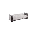 thumbnail image 7 of Ottomanson 87" Convertible Sofa Couch for Living Room, Chenille Modern Sofa Bed with Storage, Cream, 7 of 7