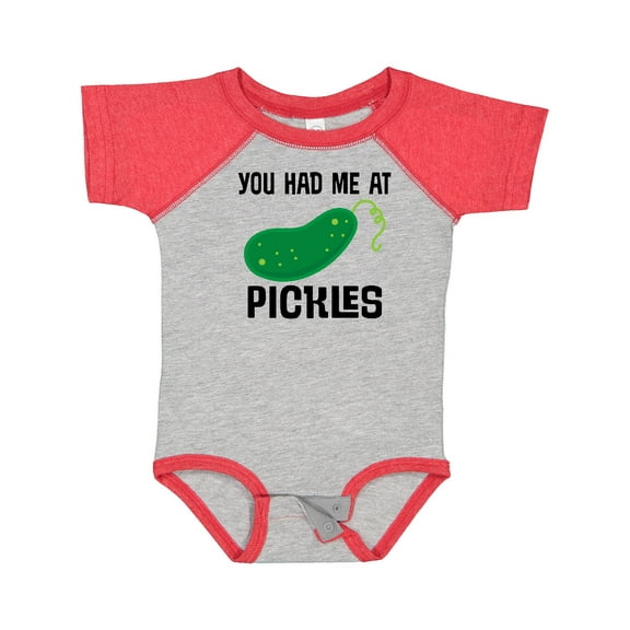 Inktastic You Had Me at Pickles Boys or Girls Baby Bodysuit
