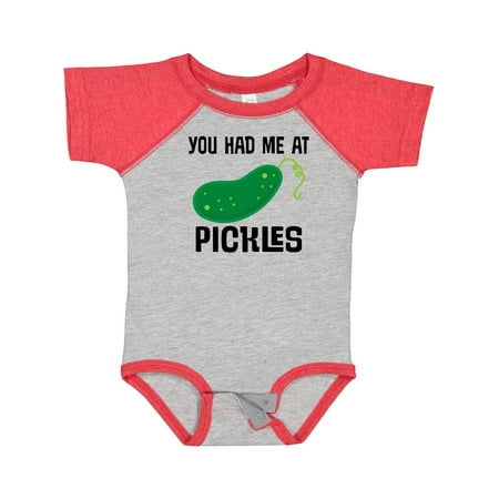 

Inktastic You Had Me at Pickles Gift Baby Boy or Baby Girl Bodysuit