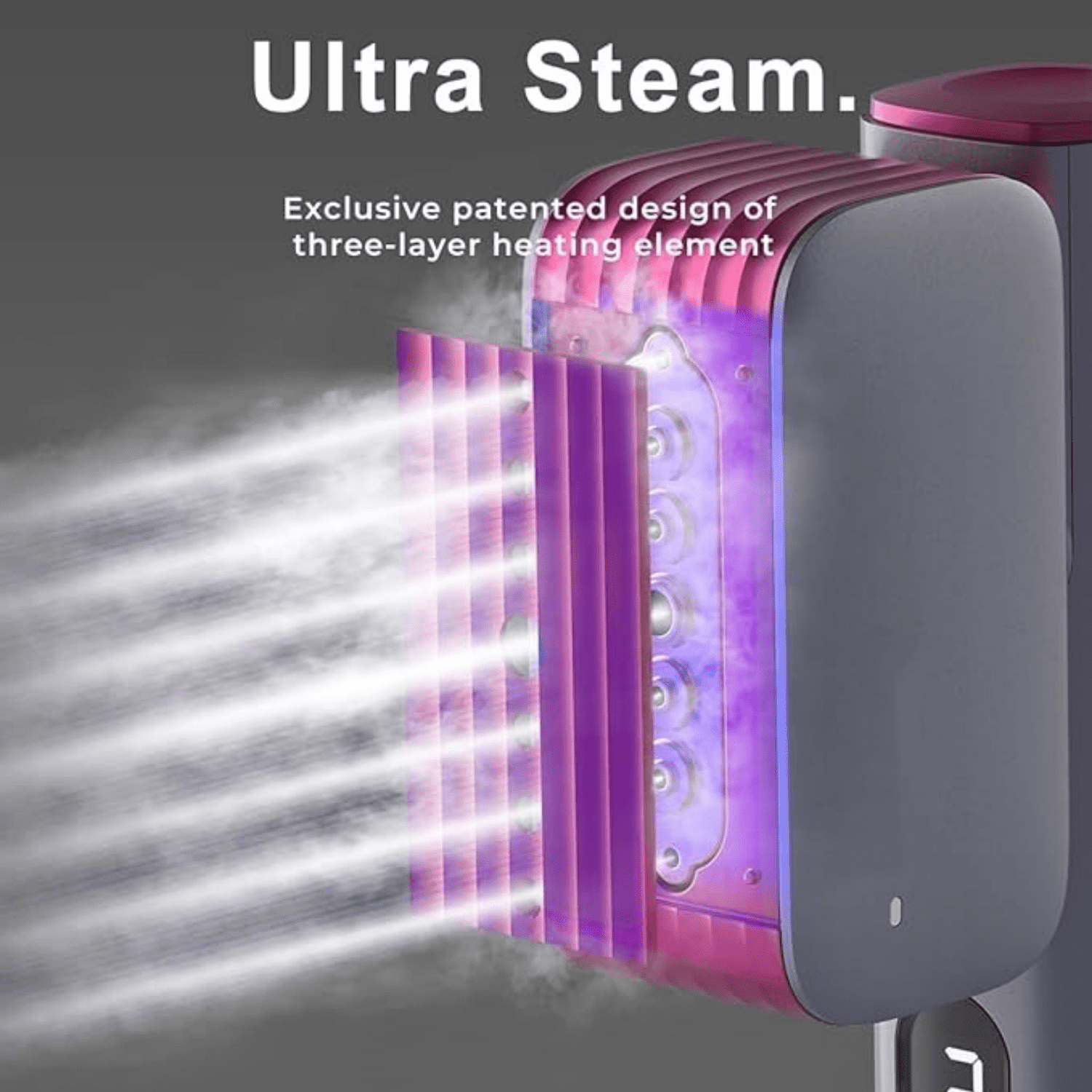 Handheld Steamer for Clothes – Global Voltage Adaptation, Palm-Sized & Lightweight (0.8lb), Dual Steam Modes, Easy Wrinkle Remover, Auto Shut-Off, for Travel & Home (100-240v)